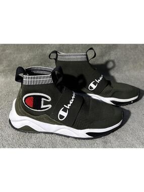 Champion Rally Pro Size 6Y Hiker Green Slip On Shoes